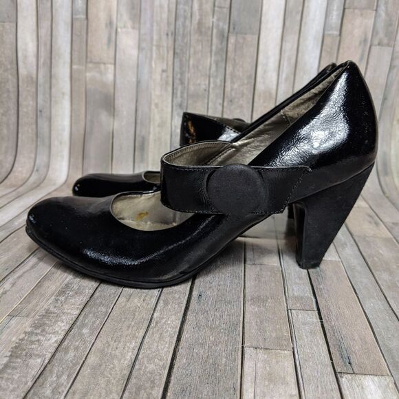 Jaclyn Smith Heel Size 5 Black Kitten - Picture 5 of 8